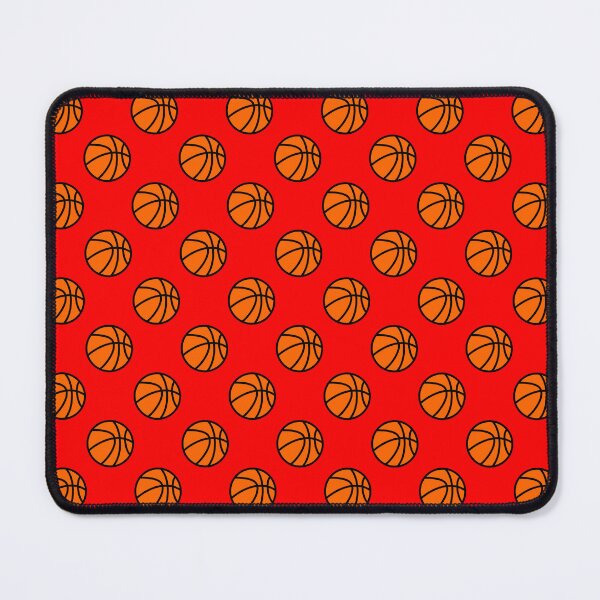 Item preview, Basketball with Red Background Pattern designed and sold by beccaveedesigns.