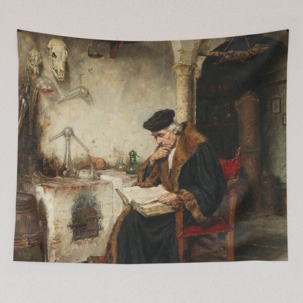 Item preview, The Alchemist | Karl Gebhardt | 1910 Alchemy Art designed and sold by CJET.