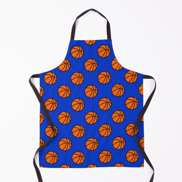 Item preview, Basketball with Blue Background Pattern designed and sold by beccaveedesigns.