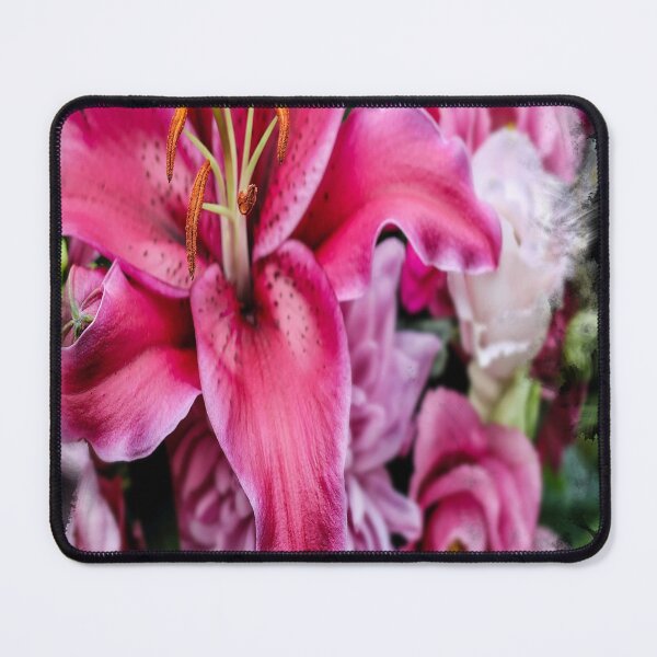 Item preview, Star Gazer Lily Floral Graphic designed and sold by Paula Helit.