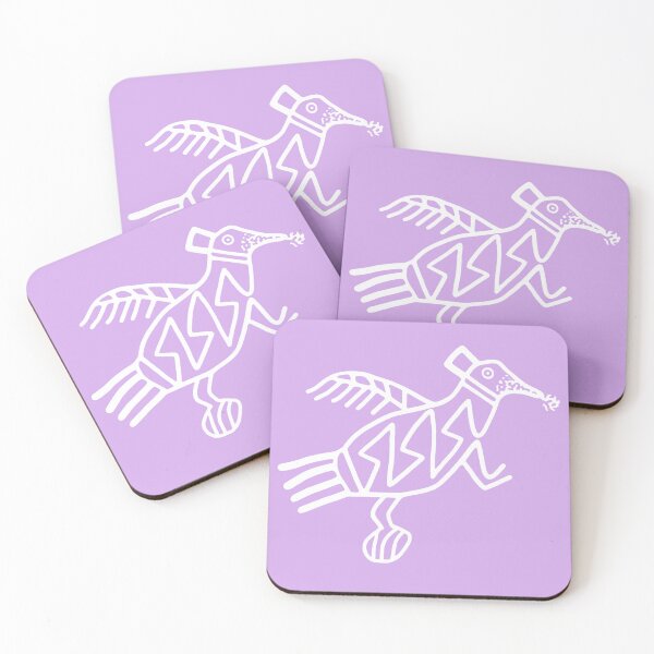 Item preview, Bird Petroglyph - white designed and sold by Squirrel-Girl.