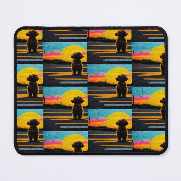 Item preview, Street Art Goldendoodle Puppy Cartoon Dog Gift designed and sold by Guarddogdrive.