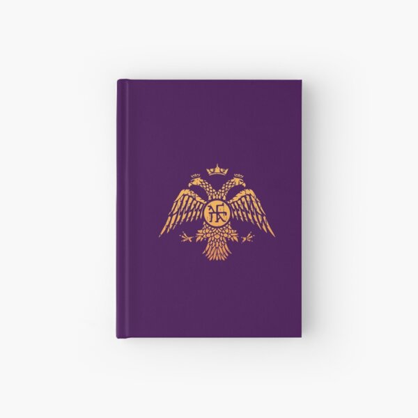 Byzantine Eagle Symbol Flag Hardcover Journal