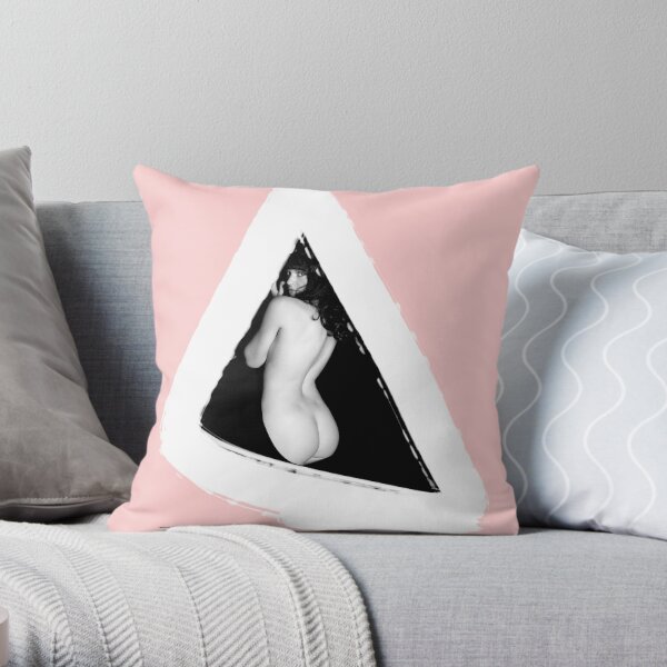 Amber Show her Bum Throw Pillow
