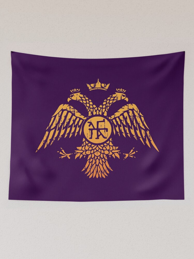 Byzantine Double Headed Eagle Imperial Crest or Royal Coat of Arms