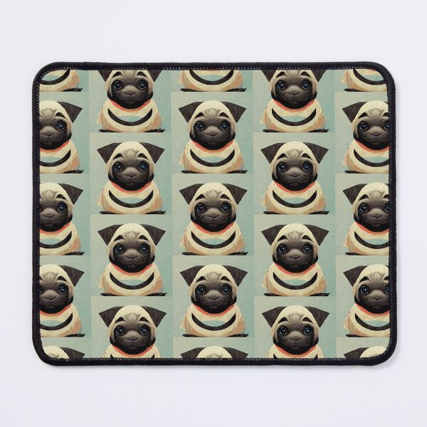 Item preview, Constructivism Artistic Pug Puppy Dog Painting Art Gift designed and sold by Guarddogdrive.