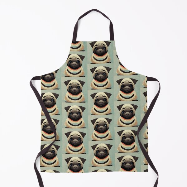 Item preview, Constructivism Artistic Pug Puppy Dog Painting Art Gift designed and sold by Guarddogdrive.