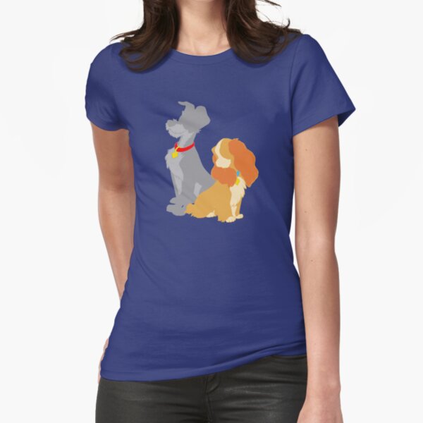 Two hounds Fitted T-Shirt