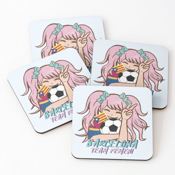 Item preview, Barcelona Femeni Anime Soccer Girl designed and sold by Numero14.