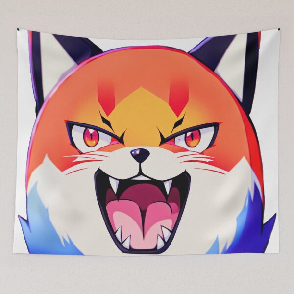 Item preview, cute angry fox warning you not to get closer  designed and sold by Pinghing.