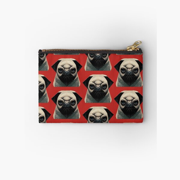 Item preview, Constructivism Artistic Serious Pug Dog Painting Art Gift designed and sold by Guarddogdrive.