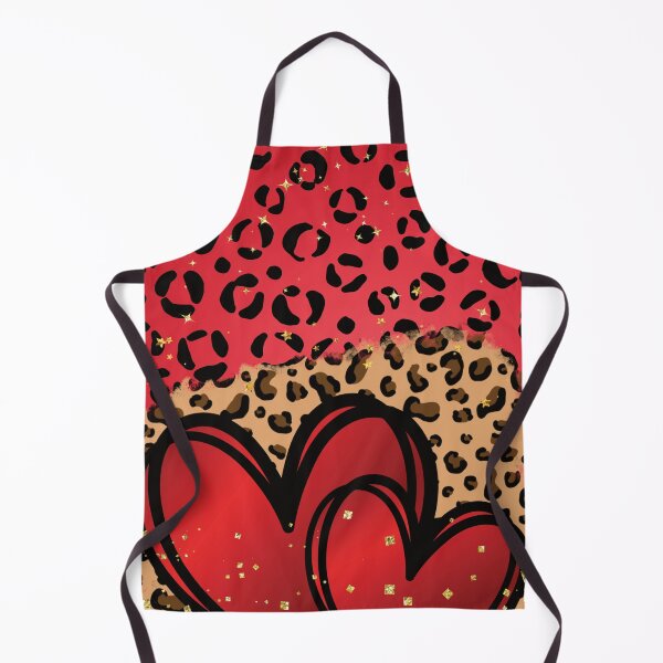 Item preview, Red heart Leopard Print cheetah pattern designed and sold by Sasikharn.