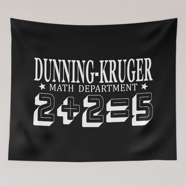 Item preview, Dunning-Kruger math department designed and sold by jdtees.