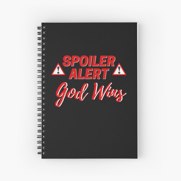 Item preview, Spoiler God Wins. Spoiler Alert God Wins designed and sold by CreacionsMeraki.