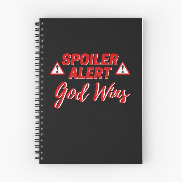 Item preview, Spoiler God Wins. Spoiler Alert God Wins designed and sold by CreacionsMeraki.