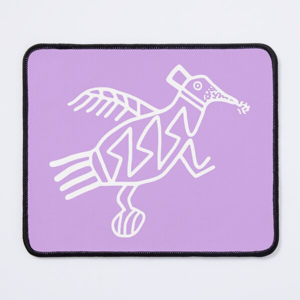 Item preview, Bird Petroglyph - white designed and sold by Squirrel-Girl.