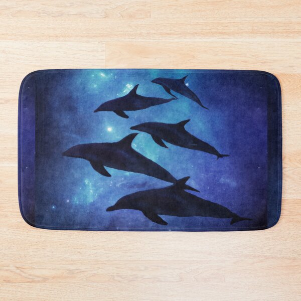 Item preview, School of dolphins swimming through the ocean designed and sold by tinytiger77.
