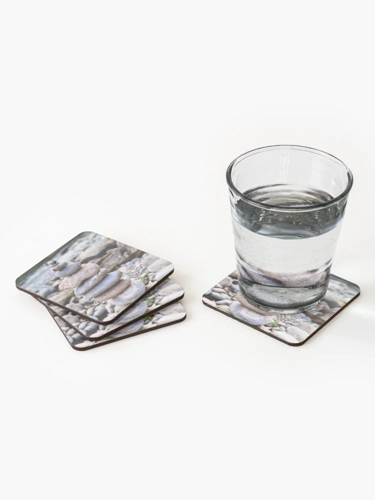 Thumbnail 2 of 5, Coasters (Set of 4), Stacked Rocks designed and sold by RAdley21.