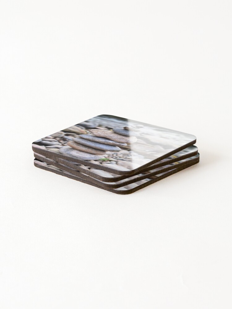 Thumbnail 4 of 5, Coasters (Set of 4), Stacked Rocks  designed and sold by RAdley21.