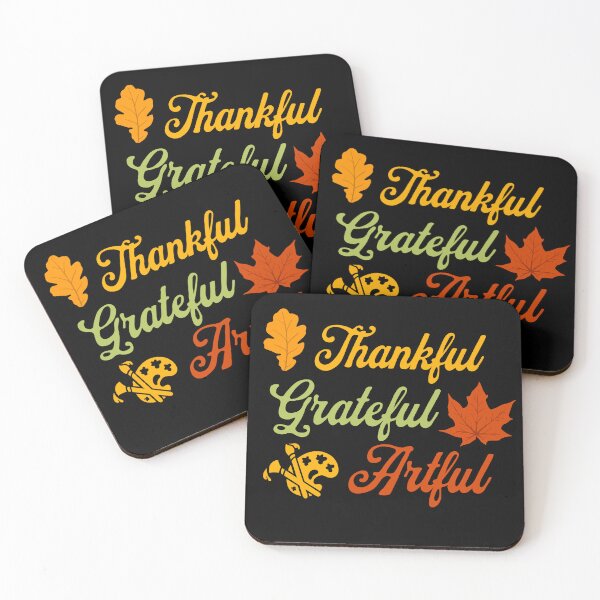 Item preview, Thankful Grateful Artful, Funny Thanksgiving Humor designed and sold by artfulnotebook.