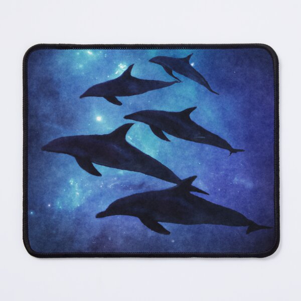 Item preview, School of dolphins swimming through the ocean designed and sold by tinytiger77.