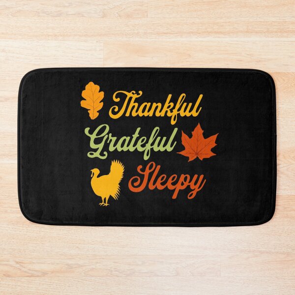 Item preview, Thankful Grateful Sleepy, Funny Thanksgiving Humor designed and sold by artfulnotebook.