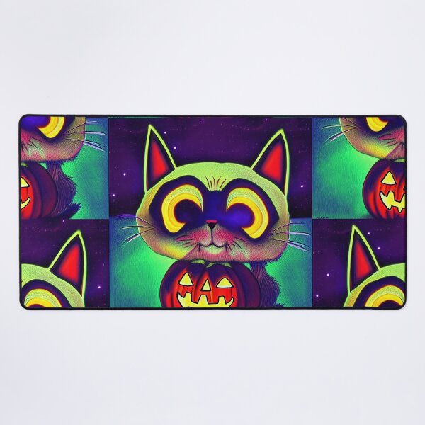 Item preview, Creepy Cute Halloween Cat - Halloween Ugly Cat designed and sold by artayki.
