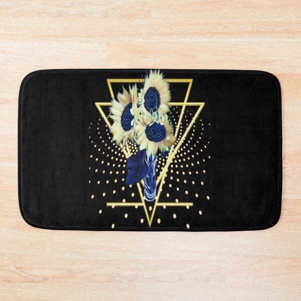 Item preview, Painted Sunflowers & Golden Triangles and Spray designed and sold by Paula Helit.