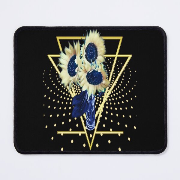 Item preview, Painted Sunflowers & Golden Triangles and Spray designed and sold by Paula Helit.