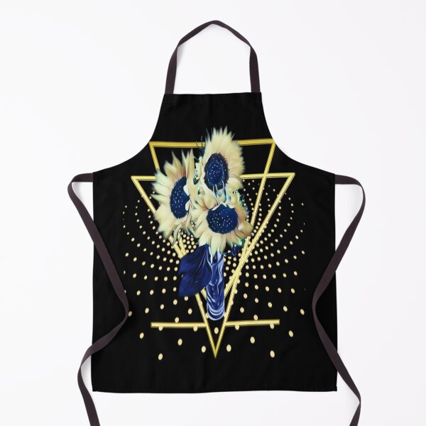 Item preview, Painted Sunflowers & Golden Triangles and Spray designed and sold by Paula Helit.