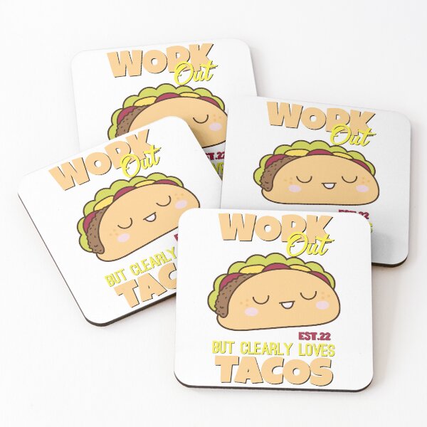 Artikelvorschau, TRAINIEREN, ABER TACOS LIEBT entworfen und verkauft von GAADesignz.