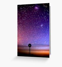 Star Trails South CP Greeting Card