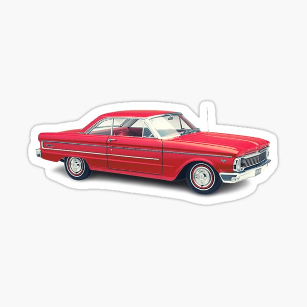 " Ford Falcon XP Coupe red Australian 1965 " Sticker for Sale by ...
