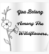 Tom Petty Wildflowers Poster