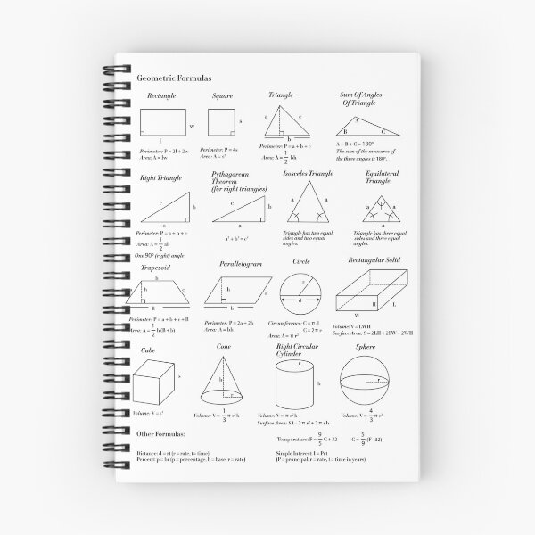 Item preview, Geometric Formulas designed and sold by ScienceCorner.