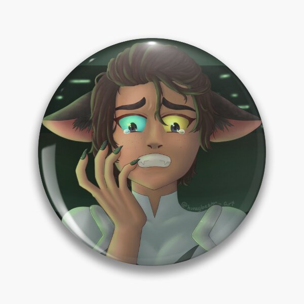 Item preview, chipped catra designed and sold by honeybeam-art.