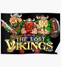 The Lost Vikings (Genesis Title Screen) Poster
