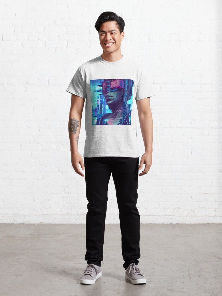 Thumbnail 3 of 7, Classic T-Shirt, Cyberpunk Edgerunners designed and sold by Bien Design.