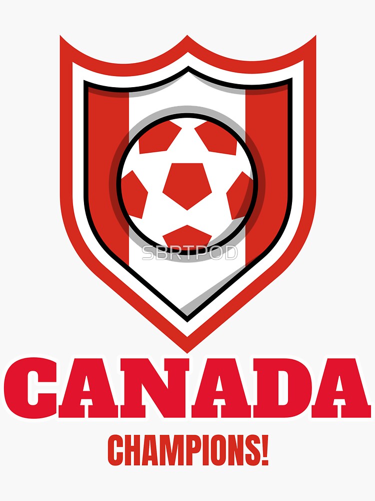 "Canadian Soccer" Sticker for Sale by SBRTPOD Redbubble