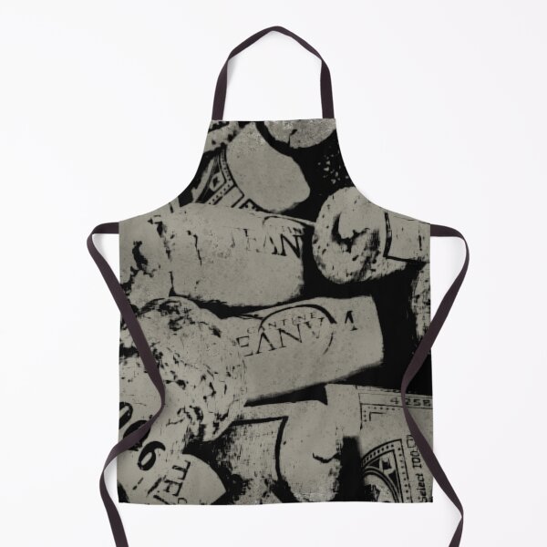 Item preview, Distressed Monochromatic Wine Cork Print designed and sold by DelynCreates.