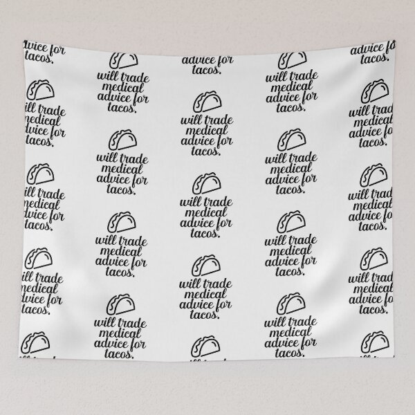 Item preview, Cambiará consejos médicos por tacos designed and sold by nextneveldesign.