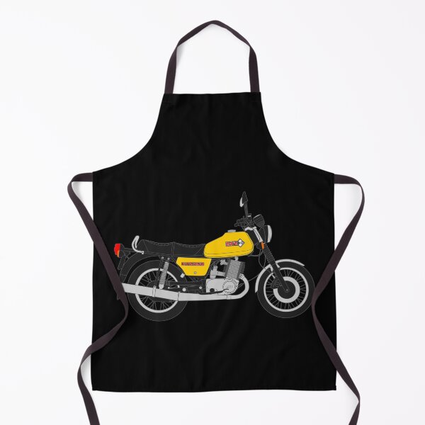 Item preview, MZ ETZ 250 motorbike two stroke yellow color designed and sold by EdimDesign.