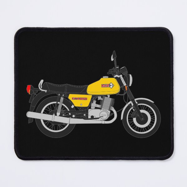 Item preview, MZ ETZ 250 motorbike two stroke yellow color designed and sold by EdimDesign.