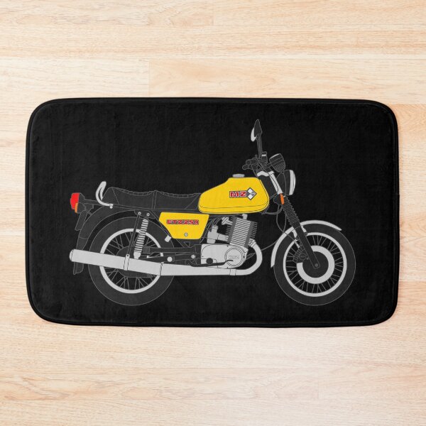 Item preview, MZ ETZ 250 motorbike two stroke yellow color designed and sold by EdimDesign.