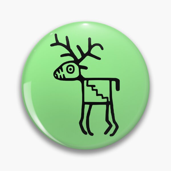 Item preview, Petroglyph Deer - black v2 designed and sold by Squirrel-Girl.
