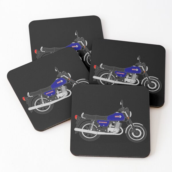 Item preview, MZ ETZ 250 motorbike two stroke blue color designed and sold by EdimDesign.