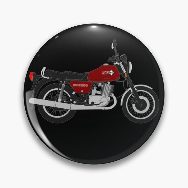 Item preview, MZ ETZ 250 motorbike two stroke bordeaux color designed and sold by EdimDesign.