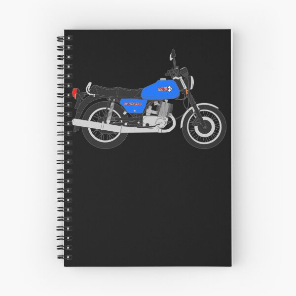 Item preview, MZ ETZ 250 motorbike two stroke blue color designed and sold by EdimDesign.