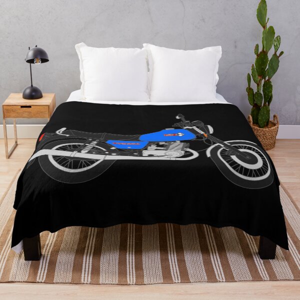 Item preview, MZ ETZ 250 motorbike two stroke blue color designed and sold by EdimDesign.