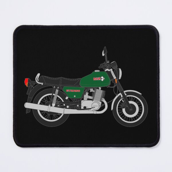 Item preview, MZ ETZ 250 motorbike two stroke green color designed and sold by EdimDesign.